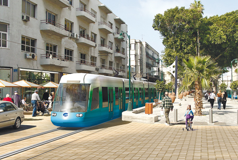 דיון בוועדת הכלכלה של הכנסת בנושא הרכבת הקלה