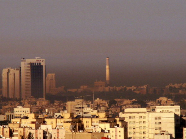 זיהום אוויר בתל אביב