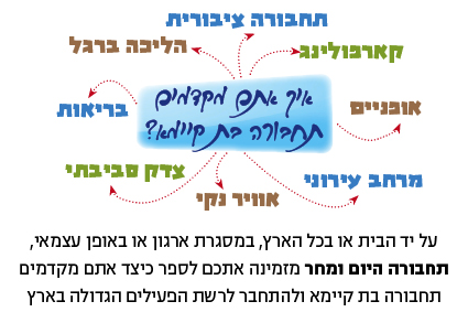 איך אתם מקדמים תחבורה בת קיימא?